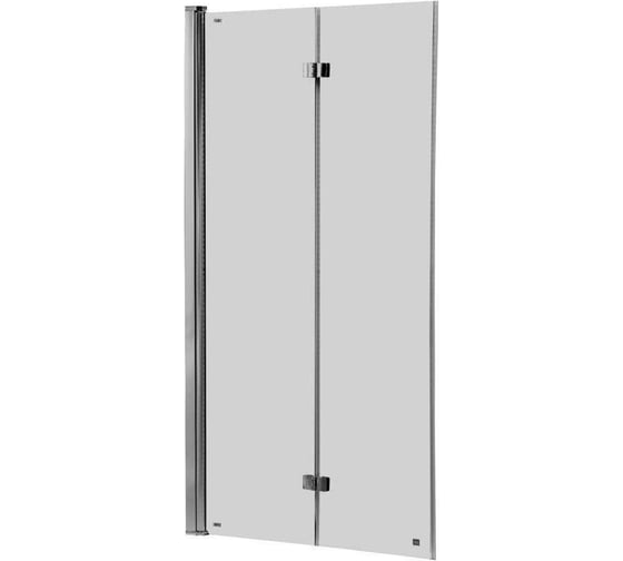 Шторка для ванны распашная ROCA CAPITAL 115x140 см, прозрачное стекло, профиль хром 7M4111512M