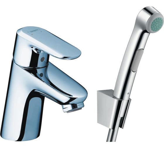 Смеситель для раковины HANSGROHE 32126000 Ecos с гигиеническим душем 00000022565 1