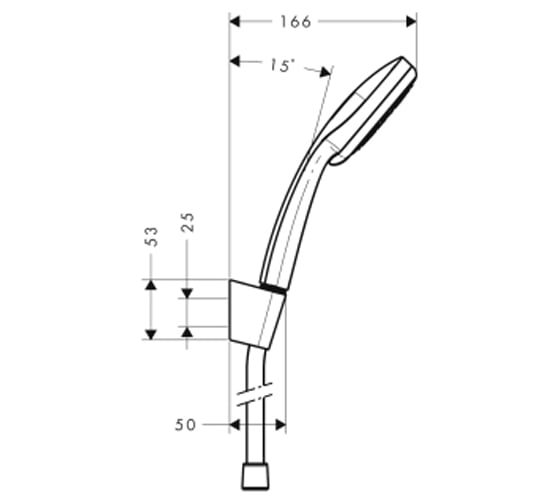 Душевой набор HANSGROHE 27274000 Verso Multi Porter Set 00000022567