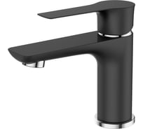 Смеситель для раковины DEVIDA ZUTTO-NERO черный, на гайке DVS1243-14Ni