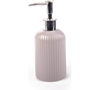 Дозатор для жидкого мыла Аквалиния Плиссе серый матовый, керамика CE1610SA-LD