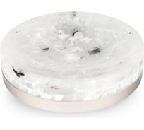 Мыльница Аквалиния Мрамор пластик, белый B2043A-Y