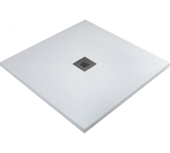 Литьевой поддон Aquanet 001.1 Pleasure NEW 1000х1000х30мм, без сифона, белый камень 00256322