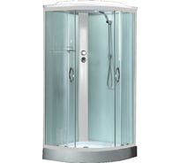 Душевая кабина Loranto CS-800 HI F 80х80х215, высокий поддон 43 см, матовое стекло 4 мм 00029562