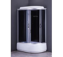 Душевая кабина Loranto CS-66120L G 120х80х215, высокий поддон 40 см, черная, стекло 4 мм 00050524