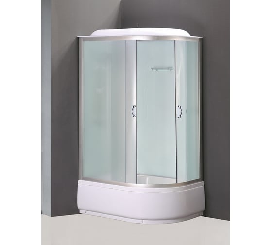 Душевая кабина Loranto CS-66120L F 120х80х215, высокий поддон 40 см, белая, стекло 4 мм 00050528