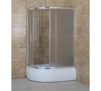 Душевое ограждение Loranto CS-1285 1R 120х85х195, высокий поддон 36 см, без крыши, 2 места 00020238
