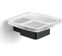 Мыльница LANGBERGER стекло, к стене, квадратная 11315A-BP