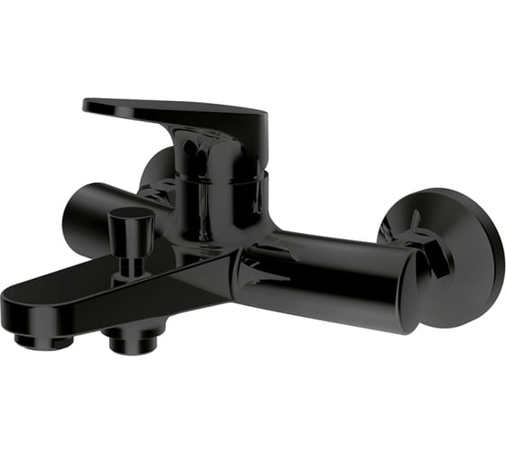 Смеситель для ванны Bravat Eler c коротким изливом, черный F6191238BM-01-RUS 00-00256758