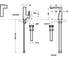 Смеситель для раковины Bravat Arc F16061C-2 00-00200786 5