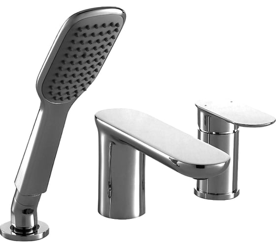 Смеситель на борт ванны Bravat Gina F565104C-2-RUS 00-00009699 1