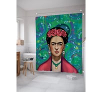 Штора занавеска для ванной тканевая JOYARTY Фрида арт 180x200 см, sc_385300