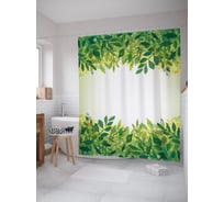 Штора для ванной тканевая JoyArty "Солнечный лес" 180x200 см sc_420336