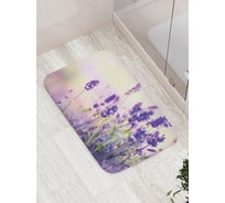Коврик для ванной комнаты и туалета противоскользящий JOYARTY Лаванда утром 52x77 см bath_39850