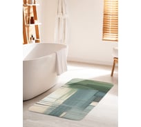 Коврик для ванной комнаты и туалета противоскользящий JOYARTY Мазки красками 60x100 см bath_sd2783_60x100