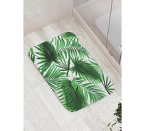 Коврик для ванной комнаты и туалета противоскользящий JOYARTY Ботаника тропиков 52x77 см bath_40397