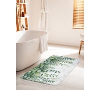 Коврик для ванной комнаты и туалета противоскользящий JOYARTY Плетёнка 60x100 см bath_429333_60x100