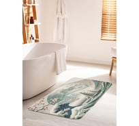 Коврик для ванной комнаты и туалета противоскользящий JOYARTY Корабль в море 60x100 см bath_429447_60x100