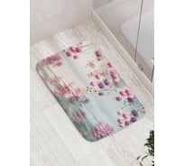 Коврик для ванной комнаты и туалета противоскользящий JOYARTY Отблеск орхидей 52x77 см bath_sd1100