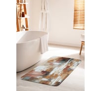 Коврик для ванной комнаты и туалета противоскользящий JOYARTY Обильная краска 60x100 см bath_sd1680_60x100