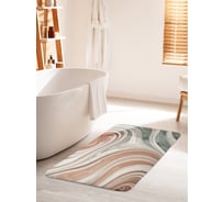 Коврик для ванной комнаты и туалета противоскользящий JOYARTY Мраморные разводы 60x100 см bath_sd2680_60x100