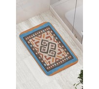 Коврик для ванной комнаты и туалета противоскользящий JOYARTY Африканские мотивы 52x77 см bath_389761