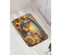Коврик для ванной комнаты и туалета противоскользящий JOYARTY Раннее утро 52x77 см bath_429837
