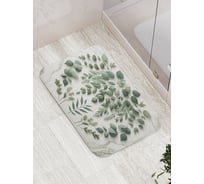 Коврик для ванной комнаты и туалета противоскользящий JOYARTY Свисающая листва 52x77 см bath_429332