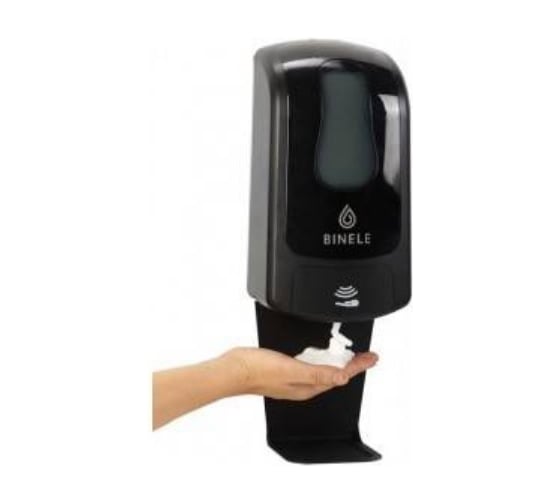 Диспенсер для жидкого мыла BINELE eSoap наливной сенсорный, 1 л. черный DL10RB