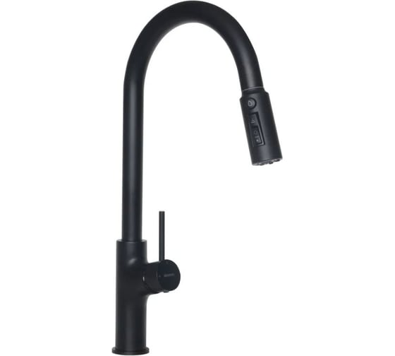 Смеситель LONGRAN Techno LM2171, Black выдвижная лейка LM2171 BL 1