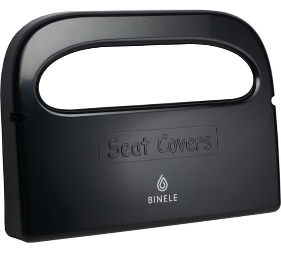 Диспенсер для подкладок на сидение унитаза BINELE Seater черный CD01HB