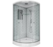 Душевая кабина NIAGARA NG- 1000x1000x2100 мм, низкий поддон 15 см, стенки белые, 3 места 7702W