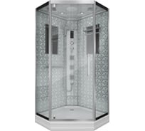 Душевая кабина NIAGARA NG- 1000x1000x2150 мм, низкий поддон, стенки белые, 4 места 7717W