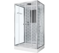 Душевая кабина NIAGARA NG- 1200x900x2100 мм, низкий поддон, стенки серебро, 4 места 7772QW