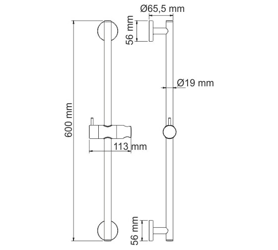 Стойка для душа WasserKRAFT A122