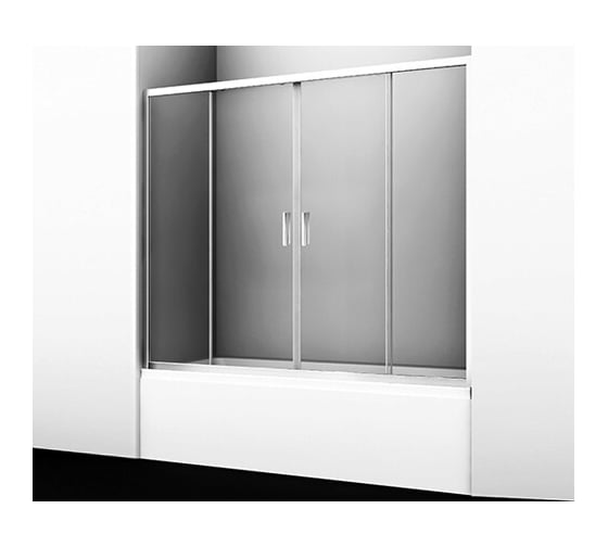 Стеклянная шторка на ванну WasserKRAFT Lippe 45S02-170
