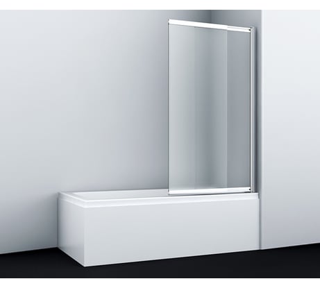 Стеклянная шторка на ванну WasserKRAFT Main раздвижная, матовая, правая 41S02-100 RM