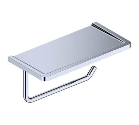 Держатель туалетной бумаги WasserKRAFT с полочкой для телефона K-1325