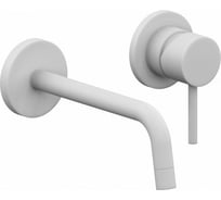 Встраеваемый смеситель для раковины Paffoni накладки диаметром 70 мм LIGHT белый матовый LIG007BO70 00258714