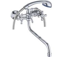 Смеситель для ванны Cronwil двухвентильный, с круглым изливом CD340-22