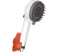 Комплект для животных Lemark "Аксессуары" лейка 4-функц. Ø85x187мм, держатель настенный, блистер LM8151PS