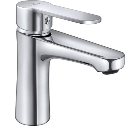 Смеситель для умывальника СЛАВЕН с литым изливом, одноручный СЛ-ОД-Ф10