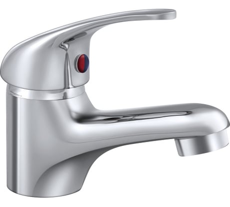 Смеситель для умывальника СЛАВЕН с литым изливом, одноручный СЛ-ОД-П10