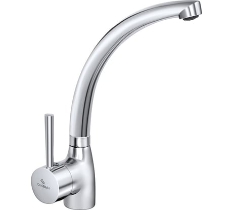 Смеситель для мойки СЛАВЕН с высоким изливом, одноручный СЛ-ОД-Д22