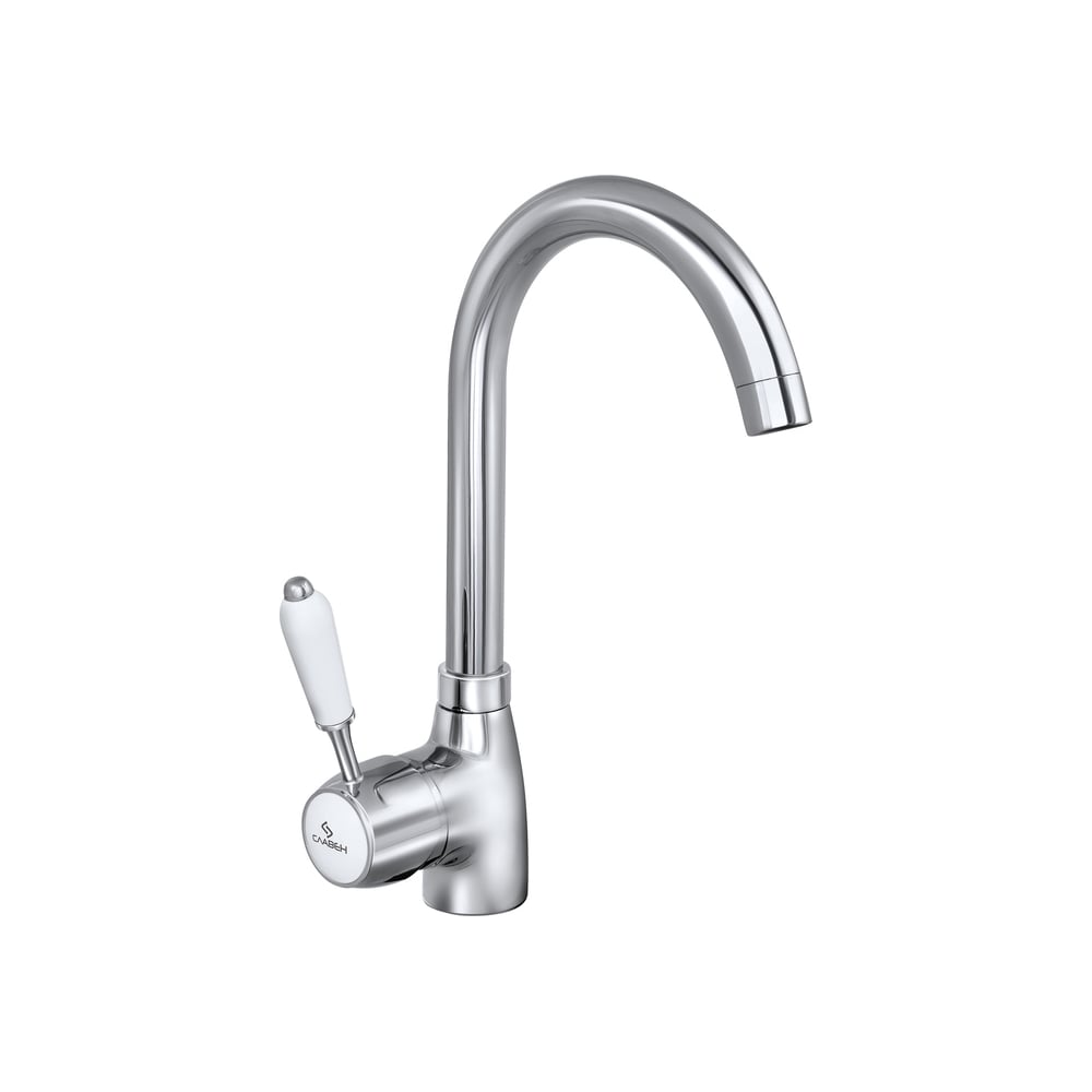 Смеситель для мойки СЛАВЕН с высоким изливом, одноручный СЛ-ОД-М22 ...