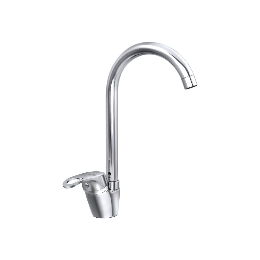 Смеситель для мойки СЛАВЕН с высоким изливом, одноручный СЛ-ОД-Б22 ...