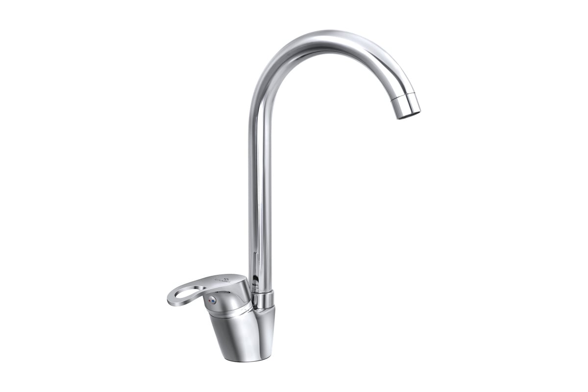 Смеситель для мойки СЛАВЕН с высоким изливом, одноручный СЛ-ОД-Б22 ...