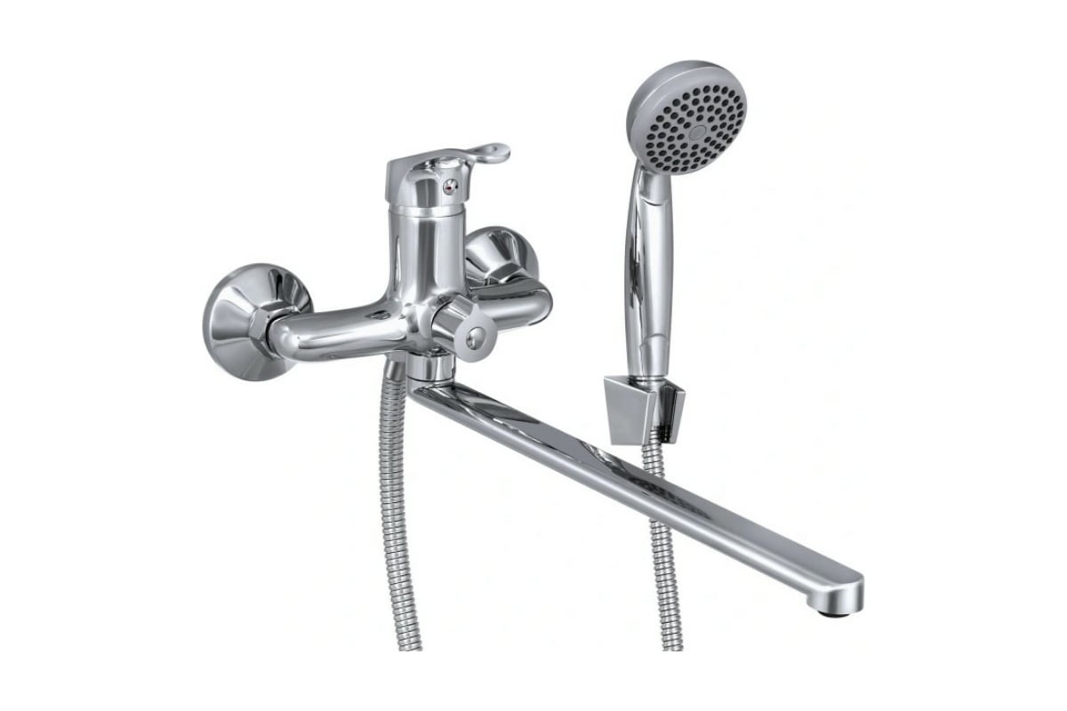 Универсальный смеситель СЛАВЕН с поворотным изливом, переключатель ...