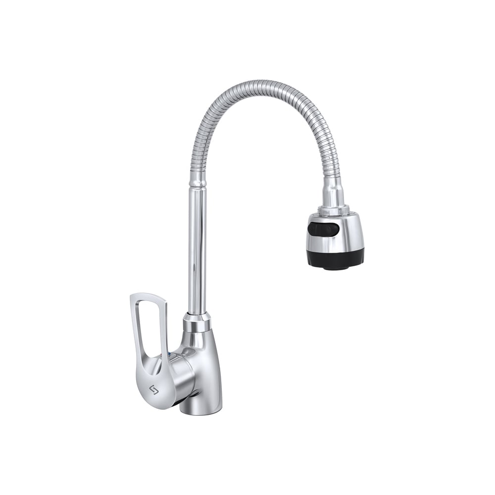 Смеситель для мойки СЛАВЕН с гибким изливом, одноручный СЛ-ОД-Ц25 ...