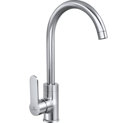 Смеситель для мойки СЛАВЕН с высоким изливом, одноручный СЛ-ОД-Ф22